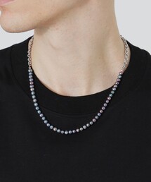 LOVELESS | 【UNISEX】メタリックパールチェーンコンビ ネックレス(ネックレス)