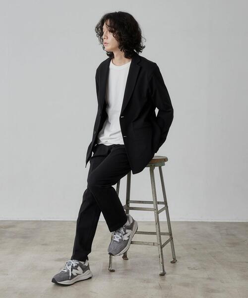 coen（コーエン）の「極楽FITテーラードジャケット（テーラードジャケット・メンズ・ダークグレー/ブラック・S/M/L/XL）」の4枚目の写真