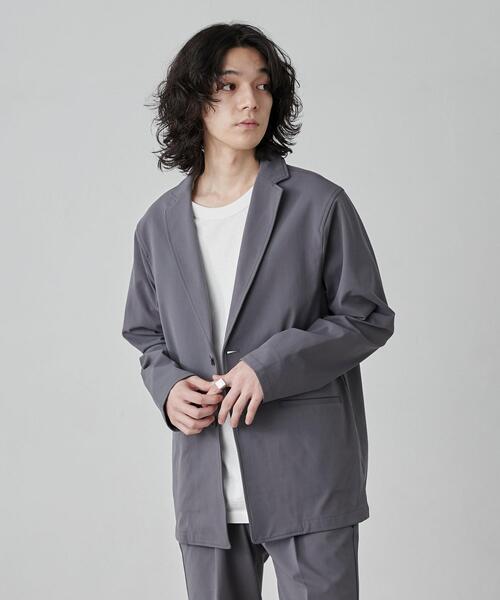 coen（コーエン）の「極楽FITテーラードジャケット（テーラードジャケット・メンズ・ダークグレー/ブラック・S/M/L/XL）」の8枚目の写真
