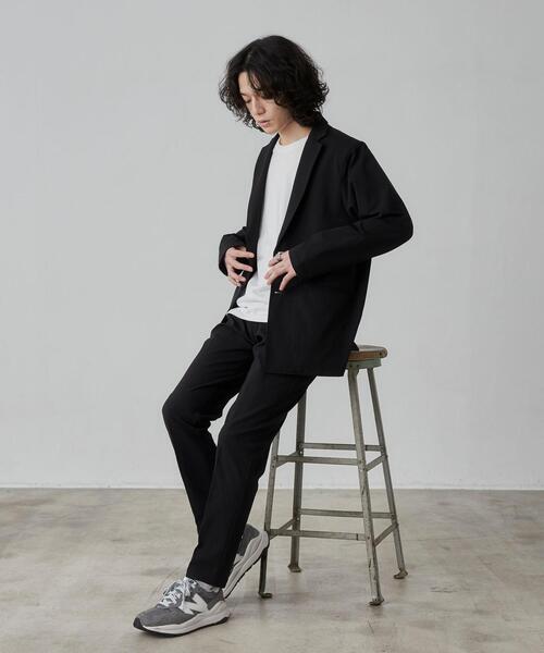 coen（コーエン）の「極楽FITテーラードジャケット（テーラードジャケット・メンズ・ダークグレー/ブラック・S/M/L/XL）」の11枚目の写真