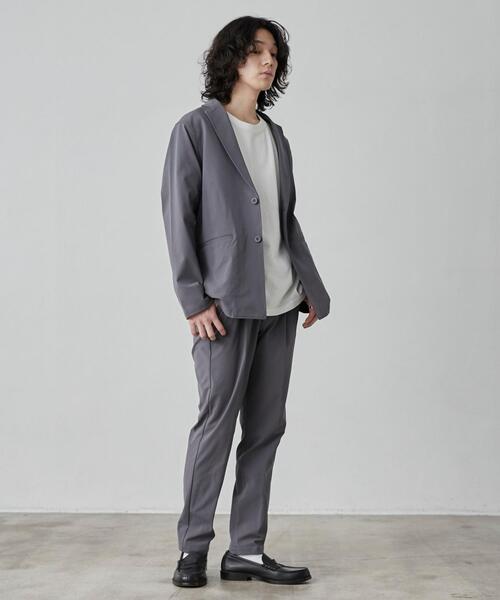 coen（コーエン）の「極楽FITテーラードジャケット（テーラードジャケット・メンズ・ダークグレー/ブラック・S/M/L/XL）」の14枚目の写真