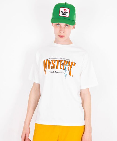 HYSTERIC GLAMOUR（ヒステリックグラマー）の「FUZZY LADY Tシャツ（Tシャツ/カットソー・メンズ・ネイビー/ホワイト/ブラック・SMALL/MEDIUM/LARGE/X-LARGE）」の5枚目の写真