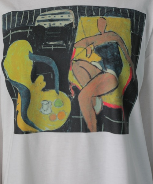 CREOLME(クレオルム)の「(CREOLME)グラフィックロンT(Tシャツ/カットソー・レディース・ピンク/ホワイト/ブルー・FREE)」の13枚目の写真