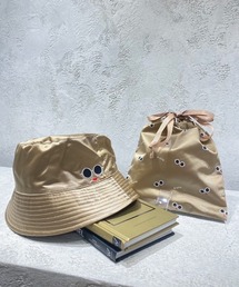 Desert　Rose（デザートローズ）の「【a-jolie/アジョリー】パールサングラスフェイス刺繍バケットハット（ハット）」