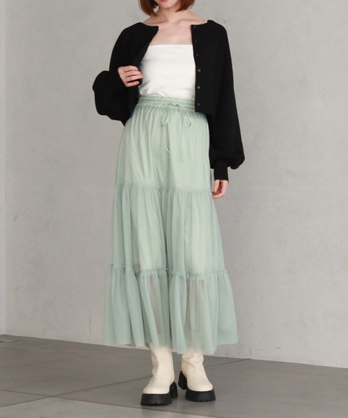 archives(アルシーヴ)の「バックシャンフライスキャミソール(キャミソール・レディース・アイボリー/ブラック/グレー/ブルー・MEDIUM)」の7枚目の写真