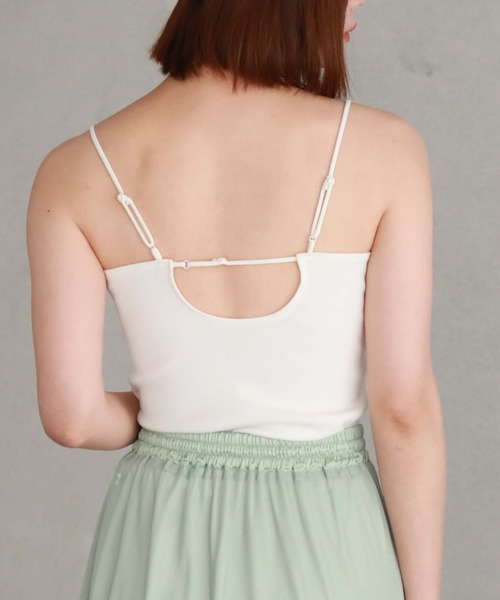 archives(アルシーヴ)の「バックシャンフライスキャミソール(キャミソール・レディース・アイボリー/ブラック/グレー/ブルー・MEDIUM)」の9枚目の写真