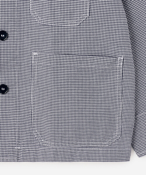 VETRA（ベトラ）の「VETRA | コットン コックジャケット 千鳥格子 WOMEN（その他アウター・レディース・ブルー系その他5・38）」の8枚目の写真