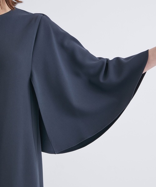 DOMELLE/ドメル】CAPE SLEEVE JUMPSUIT/ケープスリーブジャンプスーツ 