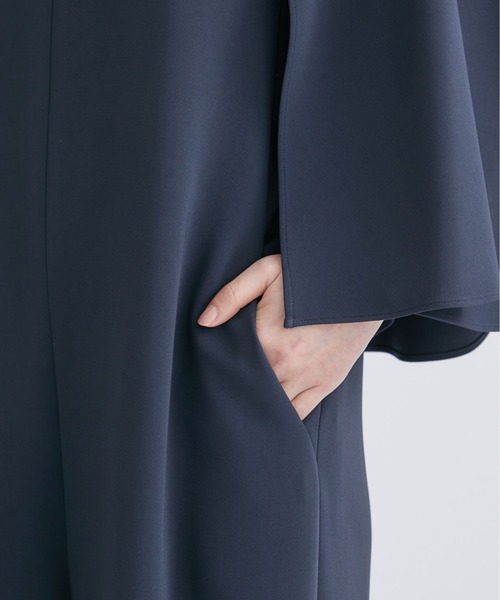 DOMELLE/ドメル】CAPE SLEEVE JUMPSUIT/ケープスリーブジャンプスーツ 