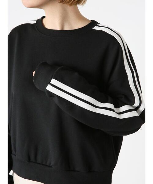 Lugnoncure（ルノンキュール）の「ライン入りスウェット（Tシャツ/カットソー・レディース・キナリ/オフホワイト/ブラック・F）」の12枚目の写真