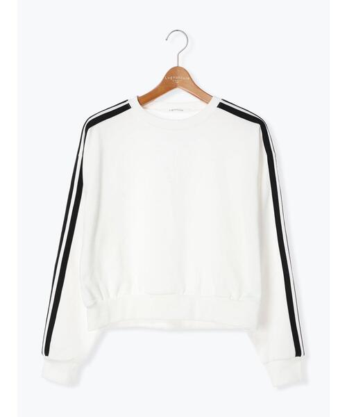 Lugnoncure（ルノンキュール）の「ライン入りスウェット（Tシャツ/カットソー・レディース・キナリ/オフホワイト/ブラック・F）」の15枚目の写真