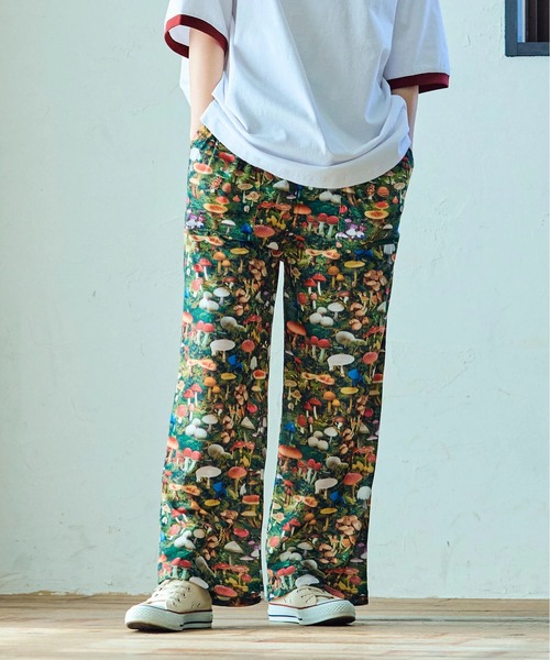 go slow caravan（ゴースローキャラバン）の「ガラガライージーパンツ W（その他パンツ・レディース・パープル系その他/ネイビー/グリーン系その他/その他1/ブラック・FREE）」の2枚目の写真