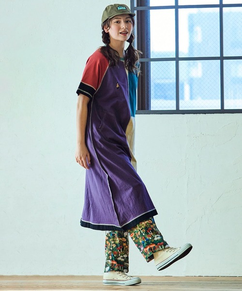 go slow caravan（ゴースローキャラバン）の「ガラガライージーパンツ W（その他パンツ・レディース・パープル系その他/ネイビー/グリーン系その他/その他1/ブラック・FREE）」の13枚目の写真