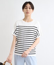 INDIVI | 【洗える／サマーニット】Tシャツライクニット(ニット/セーター)