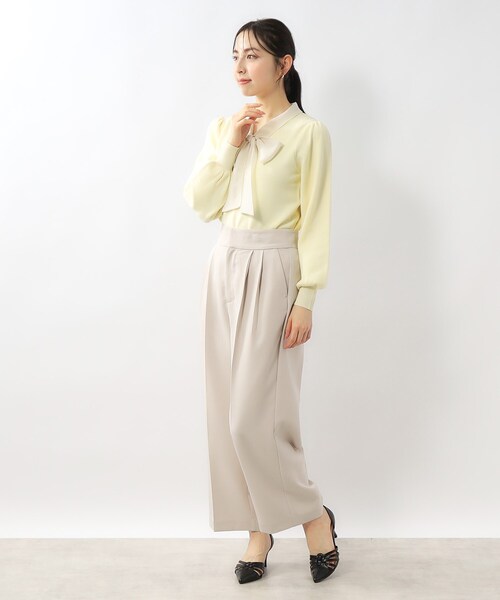 index(インデックス)の「◆2way サスペンダータックワイドパンツ【ストレッチ/イージーケア/洗濯機洗い可】(その他パンツ・レディース・チャコールグレー/ネイビー/ナチュラル・36/42/40/38)」の20枚目の写真