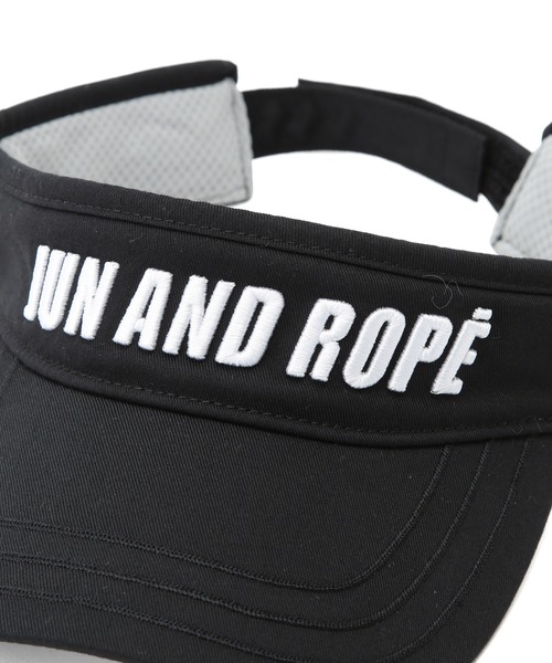 JUN&ROPE'（ジュンアンドロペ）の「POPカラー立体刺繍バイザー（サンバイザー・レディース・ホワイト/ベージュ/ブラック・FREE）」の13枚目の写真