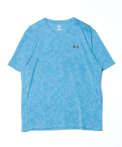 UNDER ARMOUR（アンダーアーマー）の「アンダーアーマー  UAテック ベント ショートスリーブTシャツ（Tシャツ/カットソー・メンズ・グレー系その他/ブラック/ターコイズブルー・S/M/L/LL/3L）」の3枚目の写真