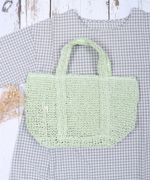 ROOTOTE(ルートート)の「ROOTOTE カゴBAG(トートバッグ・レディース・クリーム/ブルー/グレー系/ミント/ラベンダー/ピンク・FREE)」の1枚目の写真