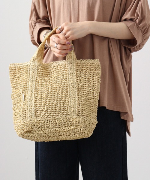 ROOTOTE(ルートート)の「ROOTOTE カゴBAG(トートバッグ・レディース・クリーム/ブルー/グレー系/ミント/ラベンダー/ピンク・FREE)」の21枚目の写真
