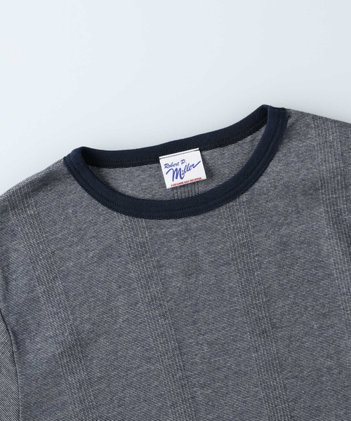 MILLER(ミラー)の「【Miller】パネルリブ Tシャツ(Tシャツ/カットソー・メンズ・ブラック×ホワイト/グレー/ホワイト×ブラック・M/L/XL)」の12枚目の写真