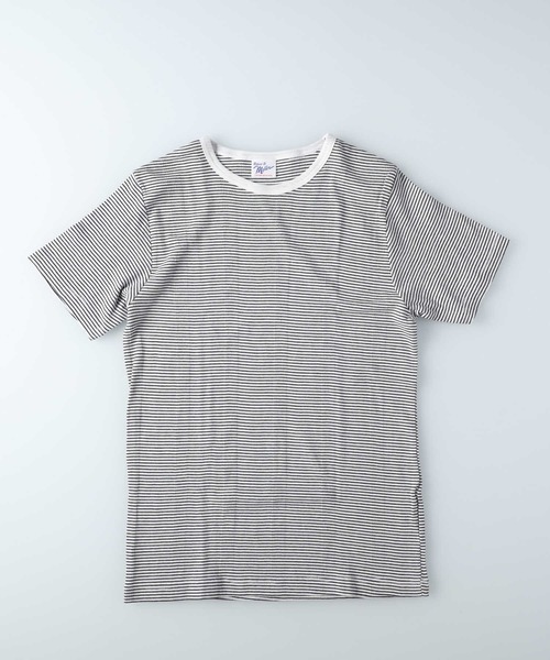 MILLER(ミラー)の「【Miller】パネルリブ Tシャツ(Tシャツ/カットソー・メンズ・ブラック×ホワイト/グレー/ホワイト×ブラック・M/L/XL)」の11枚目の写真