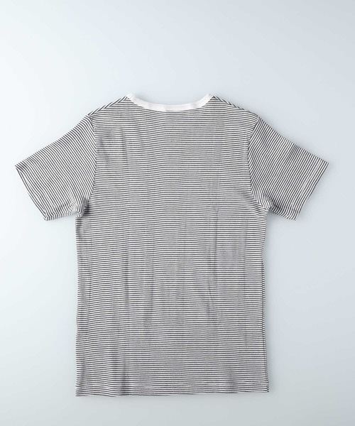 MILLER(ミラー)の「【Miller】パネルリブ Tシャツ(Tシャツ/カットソー・メンズ・ブラック×ホワイト/グレー/ホワイト×ブラック・M/L/XL)」の10枚目の写真