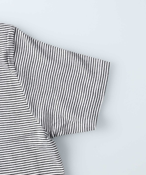 MILLER(ミラー)の「【Miller】パネルリブ Tシャツ(Tシャツ/カットソー・メンズ・ブラック×ホワイト/グレー/ホワイト×ブラック・M/L/XL)」の8枚目の写真