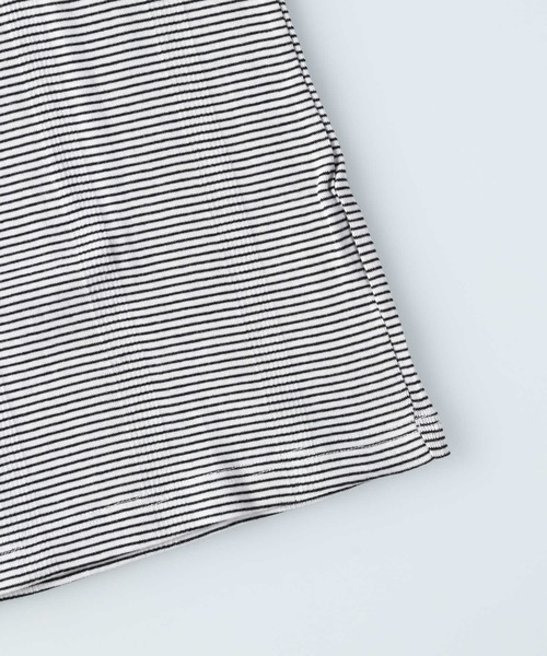 MILLER(ミラー)の「【Miller】パネルリブ Tシャツ(Tシャツ/カットソー・メンズ・ブラック×ホワイト/グレー/ホワイト×ブラック・M/L/XL)」の6枚目の写真