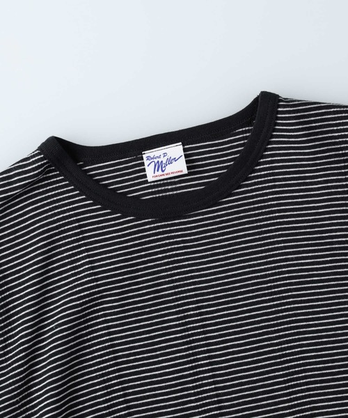 MILLER(ミラー)の「【Miller】パネルリブ Tシャツ(Tシャツ/カットソー・メンズ・ブラック×ホワイト/グレー/ホワイト×ブラック・M/L/XL)」の15枚目の写真