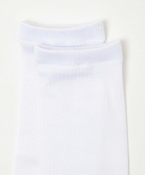 WEGO（ウィゴー）の「WEGO/ゆるリブクシュクシュソックス（ソックス/靴下・レディース・ブラック/オフホワイト・23-25cm）」の5枚目の写真