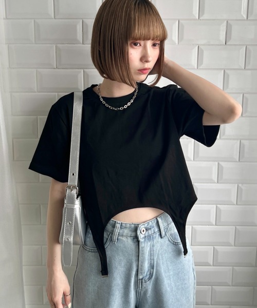 BOESSERT/ SCHORN ボエッサートショルン　カットソー セール】オフショルボーダートップス（Tシャツ/カットソー
