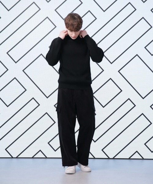 Apo(s)ture(アポスチャー)の「LUCAS-002/6wコーデュロイカーゴパンツ(カーゴパンツ・メンズ・ブラック/ブラウン/グリーン/ベージュ・XS/S/M/L/XL)」の8枚目の写真