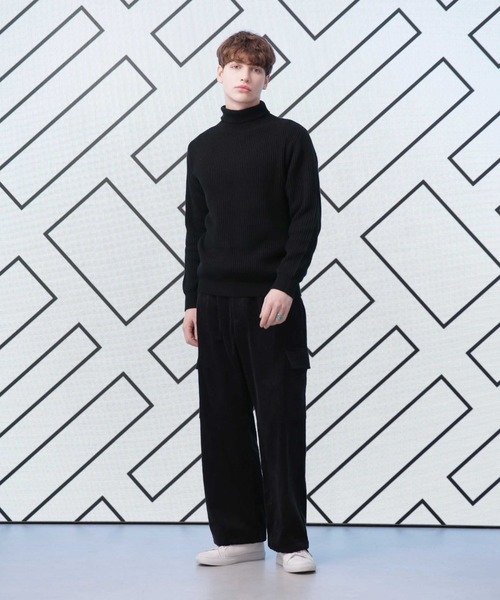 Apo(s)ture(アポスチャー)の「LUCAS-002/6wコーデュロイカーゴパンツ(カーゴパンツ・メンズ・ブラック/ブラウン/グリーン/ベージュ・XS/S/M/L/XL)」の9枚目の写真