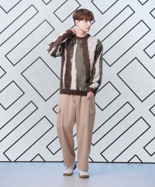 Apo(s)ture(アポスチャー)の「LUCAS-002/6wコーデュロイカーゴパンツ(カーゴパンツ・メンズ・ブラック/ブラウン/グリーン/ベージュ・XS/S/M/L/XL)」の13枚目の写真