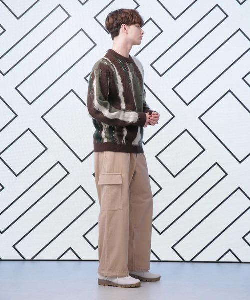 Apo(s)ture(アポスチャー)の「LUCAS-002/6wコーデュロイカーゴパンツ(カーゴパンツ・メンズ・ブラック/ブラウン/グリーン/ベージュ・XS/S/M/L/XL)」の19枚目の写真