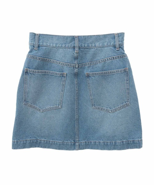 DT MaxMara ★ コットンデニム製 ミニ スカート ALBERO ブルー DT MaxMara ☆ コットンデニム製 ミニ スカート ALBERO ブルー