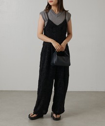 Lui's | 【全骨格◎/細見え】カットジャガードサロペット(その他パンツ)