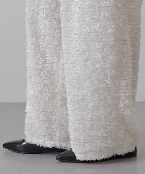 Lui's（ルイス）の「【全骨格◎/細見え】カットジャガードサロペット（その他パンツ・レディース・アイボリー/ブラック・FREE）」の10枚目の写真