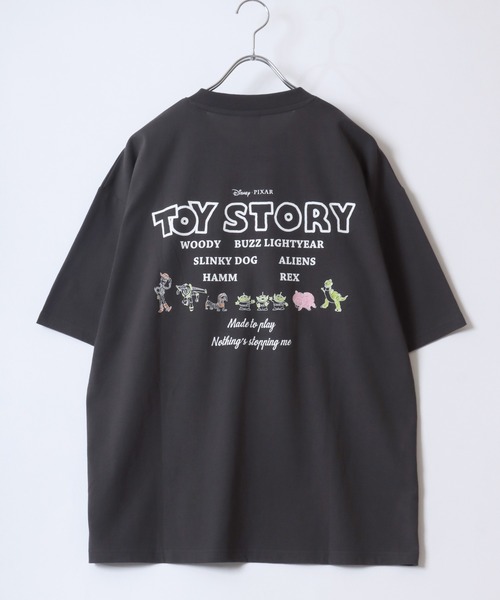 Disney(ディズニー)の「Disney PIXAR/ディズニー ピクサー トイ・ストーリー イラスト バックプリント 半袖Tシャツ レディース メンズ(Tシャツ/カットソー・レディース・ホワイト系その他/オートミール/ホワイト/スミクロ/ブラック系その他/ブルーグレー・LL/L/M)」の9枚目の写真