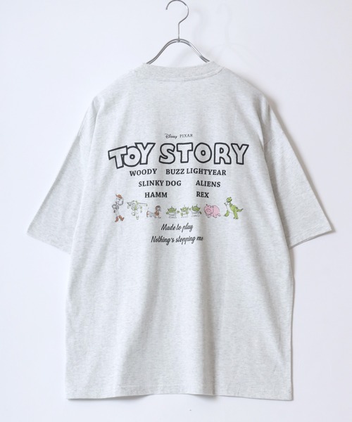 Disney(ディズニー)の「Disney PIXAR/ディズニー ピクサー トイ・ストーリー イラスト バックプリント 半袖Tシャツ レディース メンズ(Tシャツ/カットソー・レディース・ホワイト系その他/オートミール/ホワイト/スミクロ/ブラック系その他/ブルーグレー・LL/L/M)」の11枚目の写真