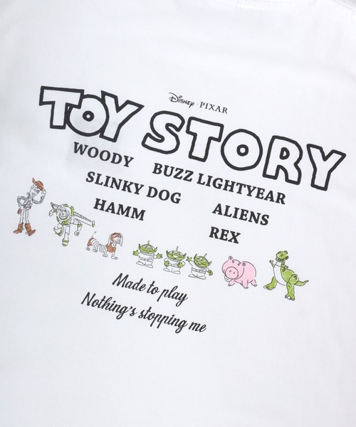 Disney(ディズニー)の「Disney PIXAR/ディズニー ピクサー トイ・ストーリー イラスト バックプリント 半袖Tシャツ レディース メンズ(Tシャツ/カットソー・レディース・ホワイト系その他/オートミール/ホワイト/スミクロ/ブラック系その他/ブルーグレー・LL/L/M)」の17枚目の写真