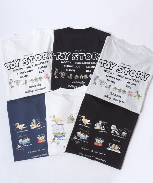 Disney(ディズニー)の「Disney PIXAR/ディズニー ピクサー トイ・ストーリー イラスト バックプリント 半袖Tシャツ レディース メンズ(Tシャツ/カットソー・レディース・ホワイト系その他/オートミール/ホワイト/スミクロ/ブラック系その他/ブルーグレー・LL/L/M)」の18枚目の写真
