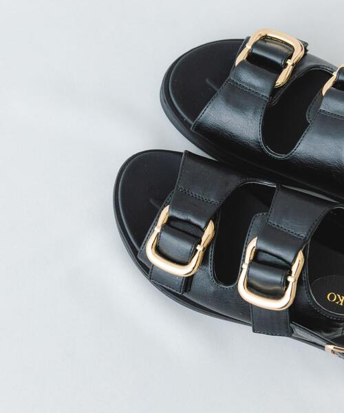 RODE SKO（ロデスコ）の「ダブルベルテッドサンダル（サンダル・レディース・ライトグレー/ブラック・36/38/37）」の5枚目の写真