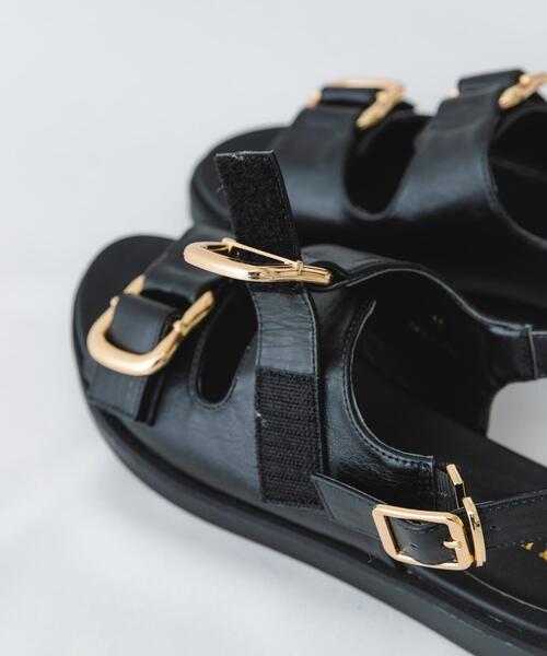 RODE SKO（ロデスコ）の「ダブルベルテッドサンダル（サンダル・レディース・ライトグレー/ブラック・36/38/37）」の6枚目の写真