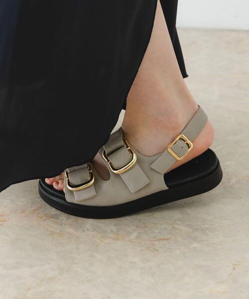 RODE SKO（ロデスコ）の「ダブルベルテッドサンダル（サンダル・レディース・ライトグレー/ブラック・36/38/37）」の17枚目の写真