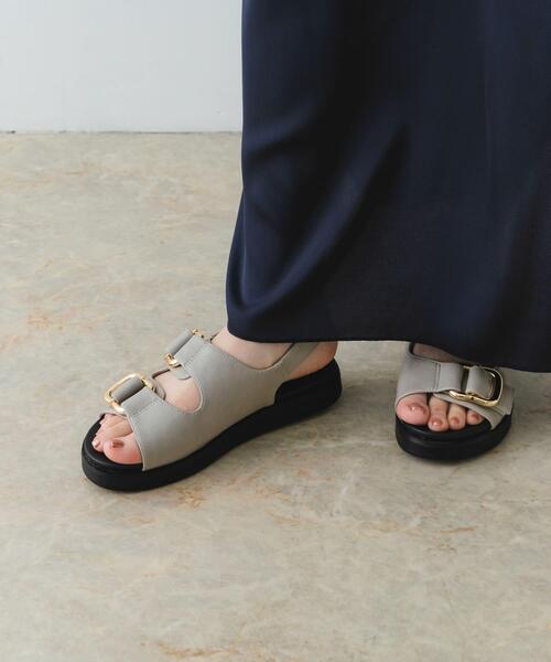 RODE SKO（ロデスコ）の「ダブルベルテッドサンダル（サンダル・レディース・ライトグレー/ブラック・36/38/37）」の19枚目の写真