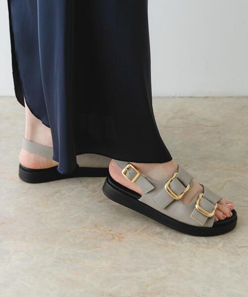 RODE SKO（ロデスコ）の「ダブルベルテッドサンダル（サンダル・レディース・ライトグレー/ブラック・36/38/37）」の21枚目の写真