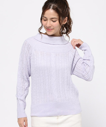 one after another NICE CLAUP | 【 3位 SHOP売れ筋 Ray11月号掲載 ナイスクラップ】オフショルプルオーバー(ニット/セーター)