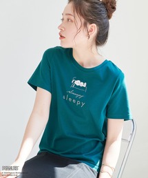 PEANUTS（ピーナッツ）の「【PEANUTS/ピーナッツ】SNOOPY刺繍デザインUネックTシャツ◆終了◆（Tシャツ/カットソー・メンズ）」
