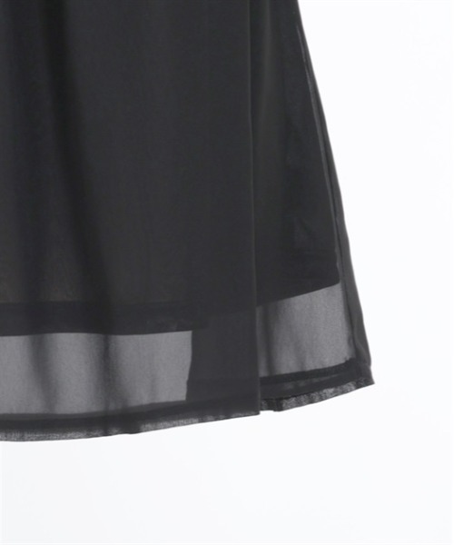 axes femme(アクシーズファム)の「花刺繍2WAYシフォンブラウス(Tシャツ/カットソー・レディース・ブラック/キナリ/ピンク・FREE)」の22枚目の写真